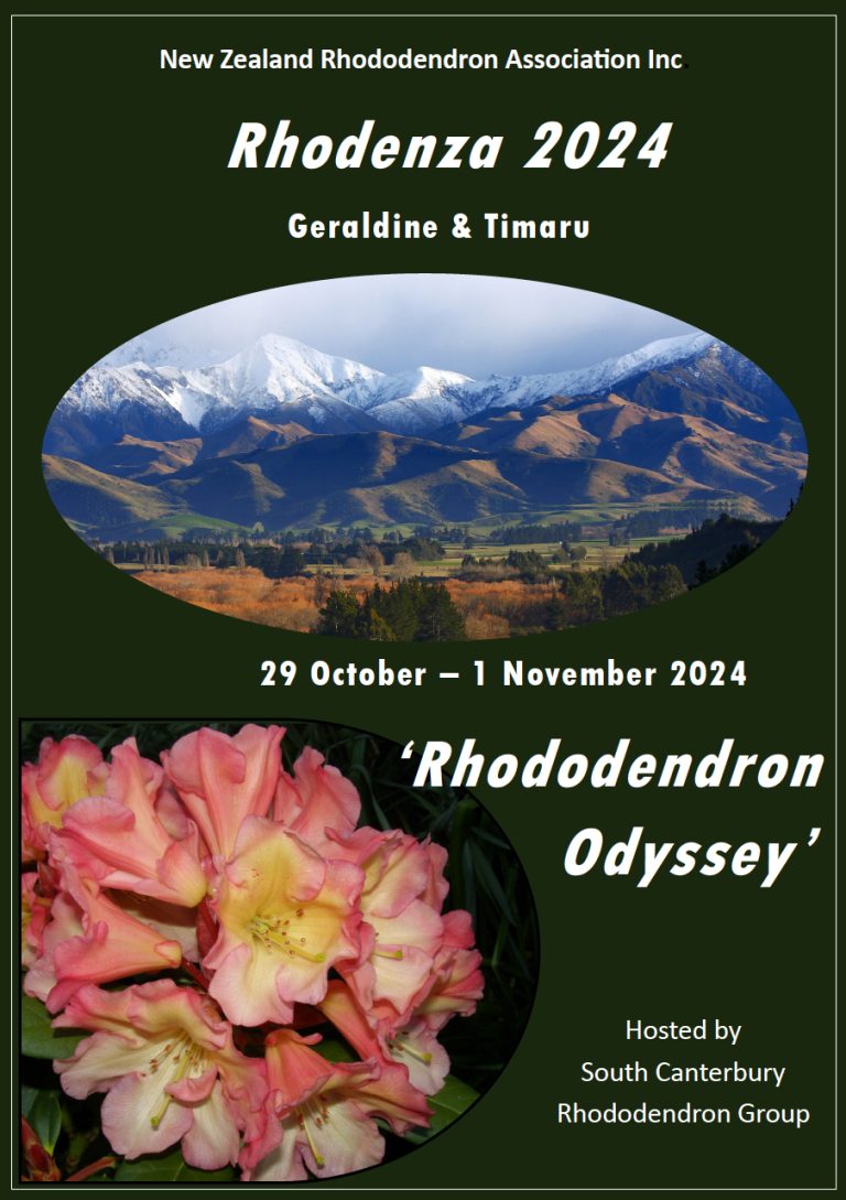 Future Conferences New Zealand Rhododendron Association